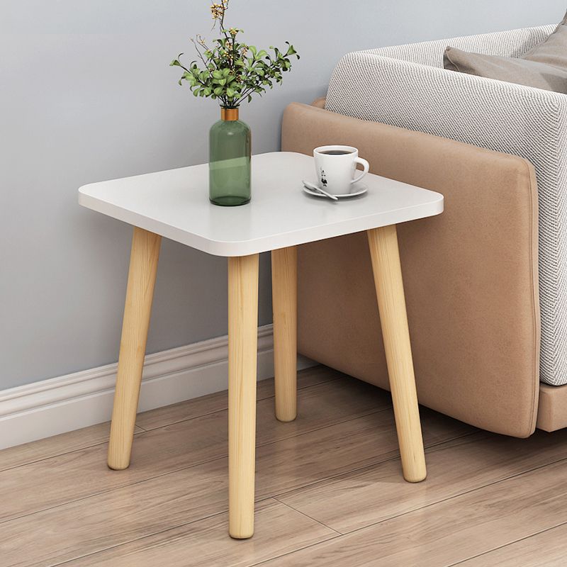 Modern 17" Tall Wooden Single End Table With Four Wooden Legs Clearhalo 'Coffee & Accent Tables' 'End & Side Tables' 'end_side_table' 'end_side_tables' 'furn' 'furn_end_side_tables' 'Furniture' 'furniture_end_side_table' 'Living Room Furniture' 1200x1200_7b155b90-dcde-4aa5-b1d6-0c53b9d41695