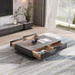 Block Slate Coffee Table No Distressing Rectangle Single Coffee Table with Drawers Clearhalo 'Coffee & Accent Tables' 'Coffee Tables' 'coffee_tables' 'furn' 'furn_coffee_tables' 'Furniture' 'Living Room Furniture' 1200x1200_7b198767-82b1-4fd0-9e1f-b78c39dcb425
