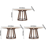 Round Pine Solid Wood Table Modern Dining Table with Wooden Pedestal for Restaurant Clearhalo ' dining_table' 'Dining Tables & Seating' 'Dining Tables' 'furn' 'furn_dining_table' 'Furniture' 'furniture_dining_table' 'Kitchen & Dining Furniture' 'kitchen&dining_furn' 'kitchen' 'kitchen_dining_table' 1200x1200_7b1ae6be-0a5c-413b-b3c5-61902273ba84