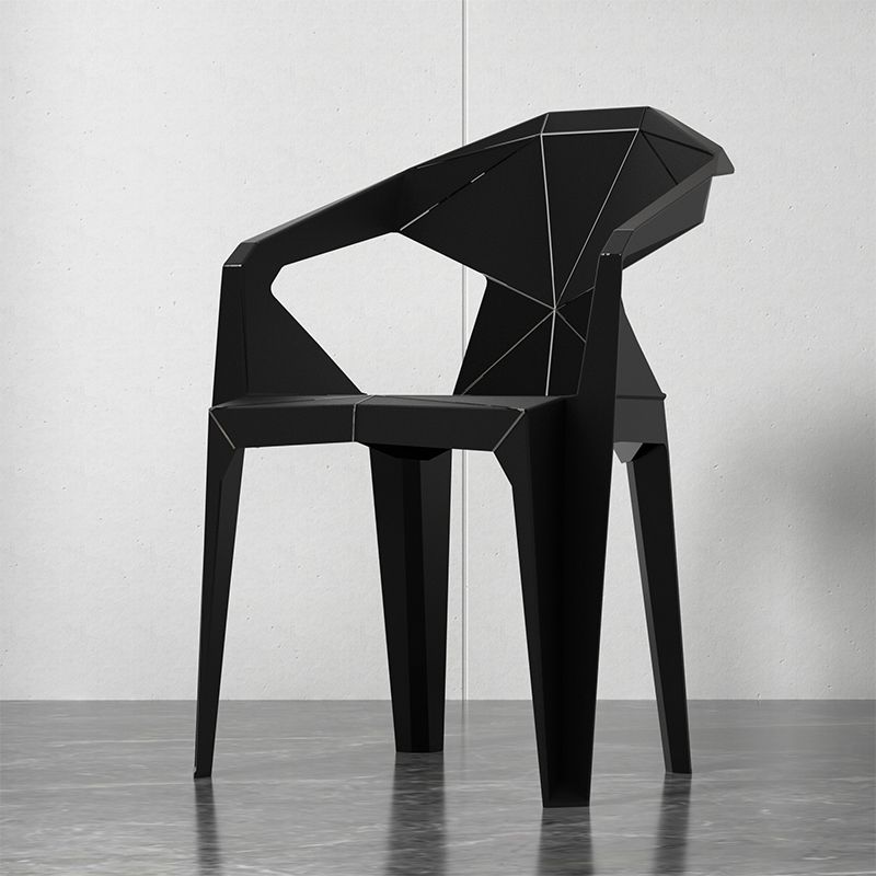 Modern Style Chair Dining Arm Chairs for Kitchen with Plastic Legs Clearhalo 'Dining Chairs' 'Dining Tables & Seating' 'dining_chair' 'furn' 'furn_dining_chair' 'Furniture' 'furniture_dining_chair' 'Kitchen & Dining Furniture' 1200x1200_7b1f125c-9231-400c-af87-ac391840d3e5