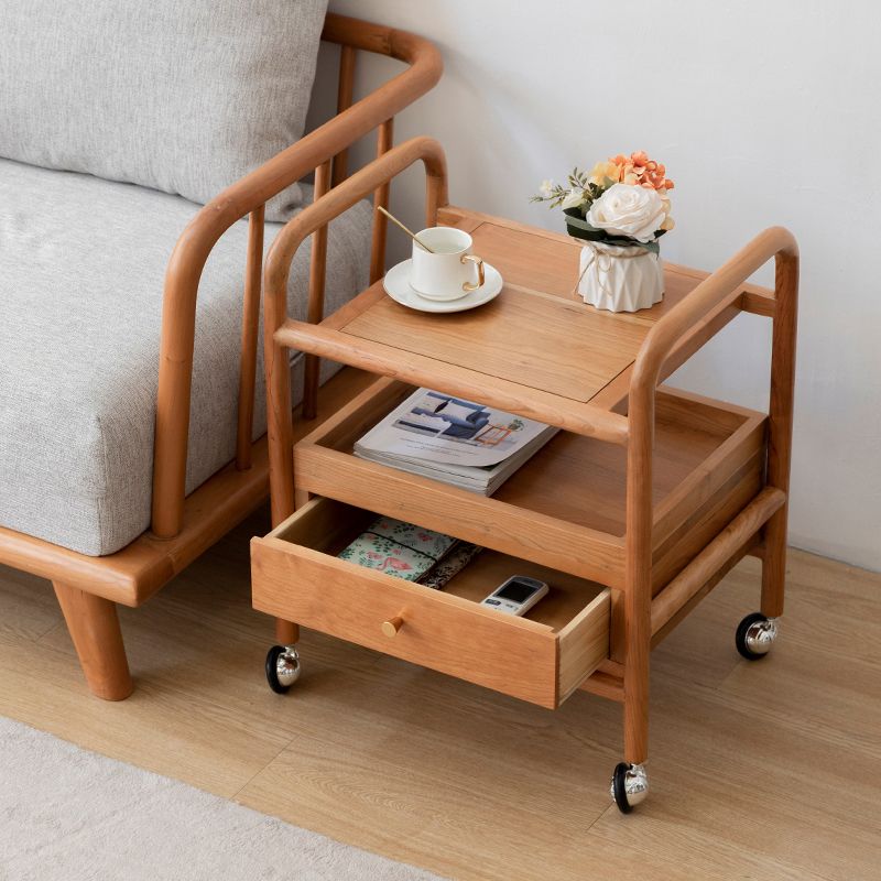 Tavolo d'angolo modernistico con tavolo da soggiorno rettangolare a doppio livello rettangolare