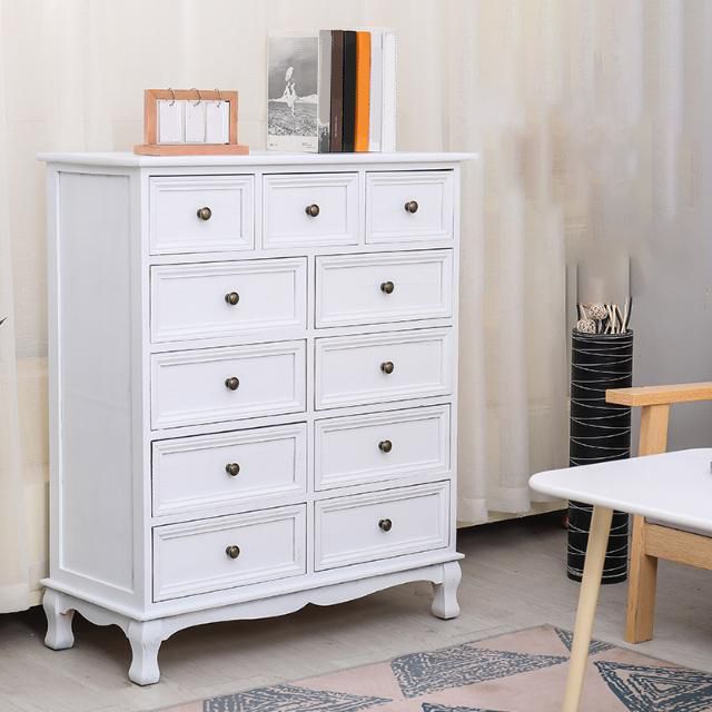 Solid Wood Storage Chest Retro Style Vertical Storage Chest Dresser Clearhalo 'Bedroom Furniture' 'Dressers & Chests' 'dressers_chests' 'furn' 'furn_dressers_chests' 'Furniture' 1200x1200_7b21a6cb-0c6c-46e2-ac1f-1cb8d5bc8fa4