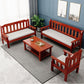 Nordic Style Coffee Table with Rectangular Solid Wood Base 4 Legs Clearhalo 'Coffee & Accent Tables' 'Coffee Tables' 'coffee_tables' 'furn' 'furn_coffee_tables' 'Furniture' 'Living Room Furniture' 1200x1200_7b257c75-7f17-4e28-8d14-f8bda01ef548