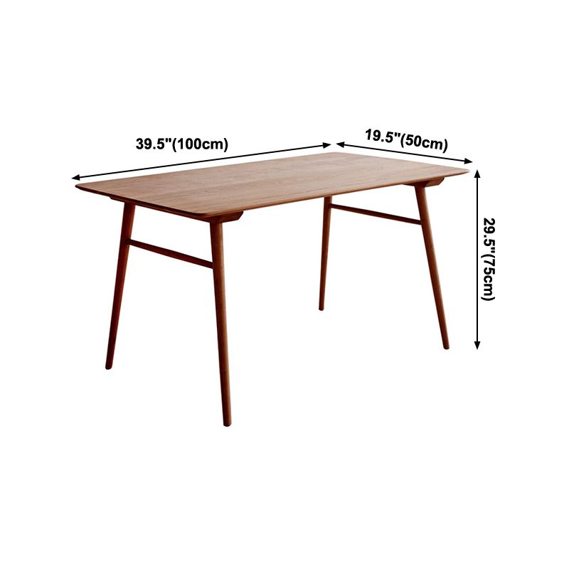 Rectangle Dining Site Table Simplicity Style Solid Wood Dining Room Collection with 4-foot Clearhalo ' dining_table' 'Dining Tables & Seating' 'Dining Tables' 'furn' 'furn_dining_table' 'Furniture' 'furniture_dining_table' 'Kitchen & Dining Furniture' 'kitchen&dining_furn' 'kitchen' 'kitchen_dining_table' 1200x1200_7b26cc24-05c1-42b8-887c-b81b6e6b19ce