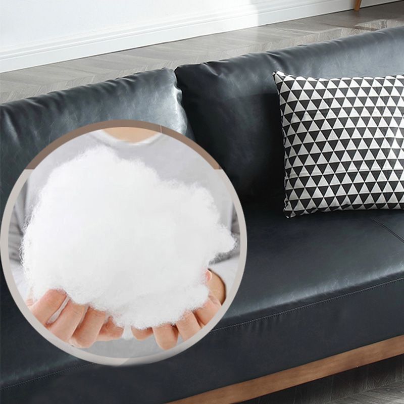 28,3 "H Faux Leder Armless Cabrio -Sofa für Wohnzimmer