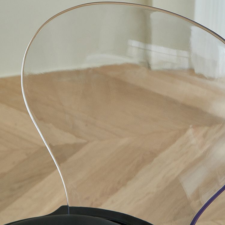 Silla de comedor tapizada de plástico para el comedor moderno