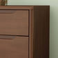 5/7 - Drawer Accent Chest Rubberwood Small Chest in Brown/Natural Clearhalo 'Cabinets & Chests' 'cabinets_chests' 'furn' 'furn_cabinets_chests' 'Furniture' 'Living Room Furniture' 1200x1200_7b2a308a-dc7e-4447-bd82-01269d1f110b
