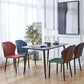 Contemporary Side Chair Metal Wingback Indoor-Outdoor Chairs Clearhalo ' kitchen&dining_furn' 'Dining Chairs' 'Dining Tables & Seating' 'dining_chair' 'furn' 'furn_dining_chair' 'Furniture' 'furniture_dining_chair' 'Kitchen & Dining Furniture' 'kitchen' 1200x1200_7b2c9fbe-1b5e-4cc6-8852-4ac8f56fe156