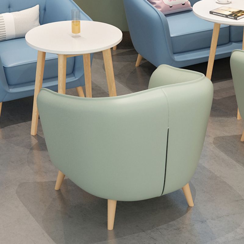 28.74"H Faux Leather Solid Color with Slope Arm for Bedroom Apartment Clearhalo 'furn' 'furn_sofas' 'Furniture' 'furniture_sofas' 'kitchen' 'kitchen_sofas' 'Living Room Furniture' 'Sofa' 'sofas' 1200x1200_7b2e29f4-a80e-446c-b1ca-b6d2db861390