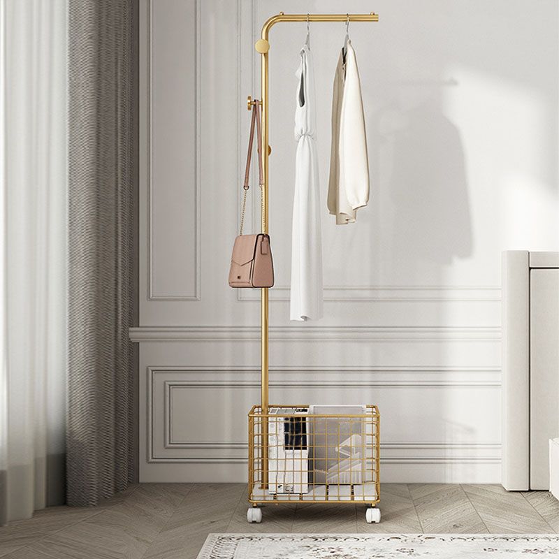 Metal and Slate Entrance Coat Rack Modern Minimalist Home Floor Coat Rack Clearhalo 'Entry & Mudroom Furniture' 'furn' 'furn_hall_tree_coat_racks' 'Furniture' 'Hall Trees & Coat Racks' 'hall_tree_coat_racks' 1200x1200_7b2fae6c-e2f7-480d-8b52-33eb9b130599