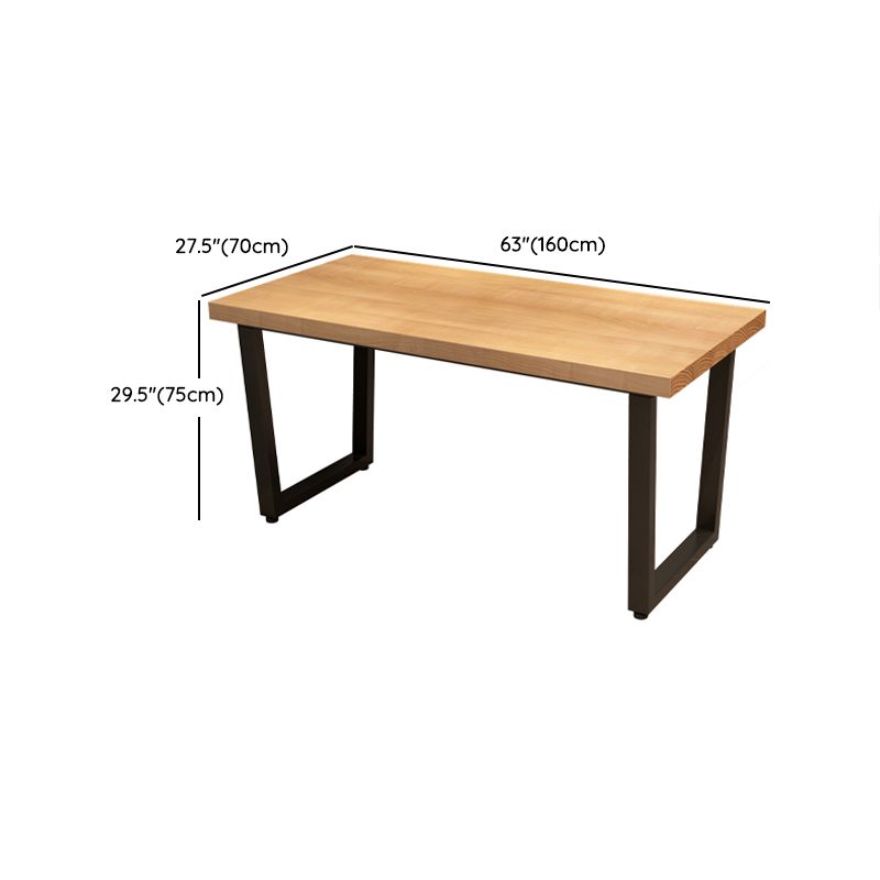 Light Wood Finish Dining Table Set 1/4/5 Pieces Industrial Dinette Set for Home Clearhalo 'Dining Room Sets' 'Dining Tables & Seating' 'dining_room_set' 'furn' 'furn_dining_room_set' 'Furniture' 'Kitchen & Dining Furniture' 1200x1200_7b304f48-4fc1-44fe-8c6f-b3ea61286c94