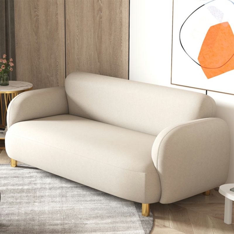 Mid-Century Modern 27.56"H Faux Leather Sofa Tight Back Settee for Living Room Clearhalo 'furn' 'furn_sofas' 'Furniture' 'furniture_sofas' 'Living Room Furniture' 'Sofa' 'sofas' 1200x1200_7b31a924-6840-4f5c-af38-df48c781836a