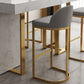 Indoor Modern Pub Dining Set 1/2/5 Pieces White Stone Top Bar Pub Table Set Clearhalo 'Bar Furniture' 'furn' 'furn_home_bar_bar_sets' 'Furniture' 'Home Bars & Bar Sets' 'home_bar_bar_sets' 'Kitchen & Dining Furniture' 1200x1200_7b31e11c-352f-48c6-bb36-434fce41e7ac