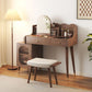 17 "brede traditionele ijdelheid tafel houten make-up ijdelheid met lade