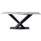 Modern Style Sintered Stone Dining Table Gray Rectangle Table with Pedestal Clearhalo ' dining_table' 'Dining Tables & Seating' 'Dining Tables' 'Furniture' 'furniture_dining_table' 'Kitchen & Dining Furniture' 'kitchen&dining_furn' 'kitchen' 'kitchen_dining_table' 1200x1200_7b356ef4-75ae-418c-88cb-24be72988c4a