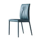 Contemporary Design Leather Dining Chairs Armless Solid Back Chair