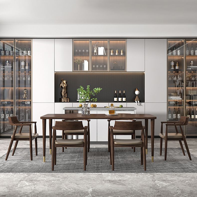 Table à manger en bois massif simplicité pour la maison et la cuisine