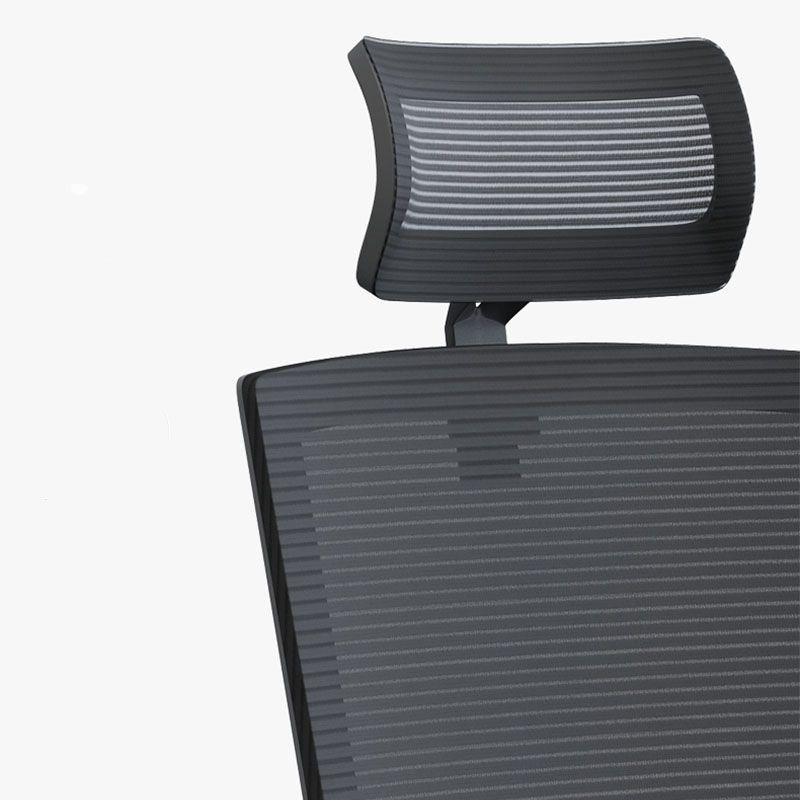 Modern Breathable Mesh Office Chair Nylon Fixed Arm Task Chair Clearhalo 'furn' 'furn_office_chair' 'Furniture' 'Office Chairs' 'Office Furniture' 'office_chair' 1200x1200_7b38e569-21bb-4dbc-a574-8941976d5109