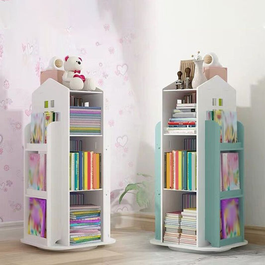 Scandinavian Open Back Standard Bookshelf Engineered Wood Bookcast