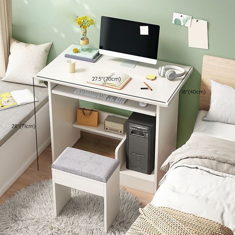 Bureau d'écriture en bois d'ingénierie Bureau rectangulaire contemporain pour le bureau