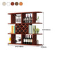 Moderne houten muur gemonteerd wijnrek 9.2 "W x 41.2" H Wijnrekken
