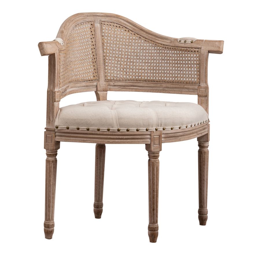 Solid Wood Country Style Dining Room Chair Matte Finish Open Back Dining Arm Chair Clearhalo ' kitchen&dining_furn' 'Dining Chairs' 'Dining Tables & Seating' 'dining_chair' 'furn' 'furn_dining_chair' 'Furniture' 'furniture_dining_chair' 'Kitchen & Dining Furniture' 'kitchen' 1200x1200_7b3b6e7f-c5d2-4091-ad1e-f574053a0556