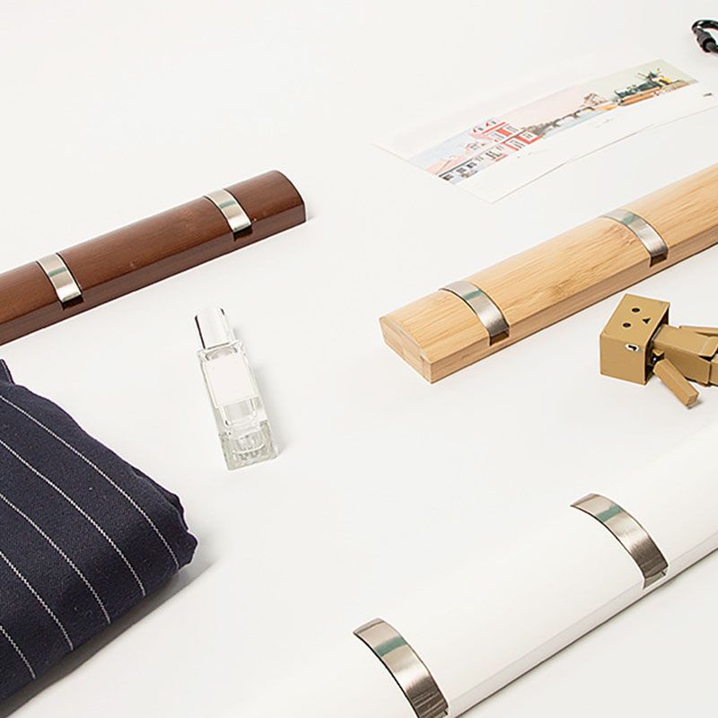 Mid Century Modern Hall Stand Wooden Wall Mounted Hall Stand Clearhalo 'Entry & Mudroom Furniture' 'furn' 'furn_hall_tree_coat_racks' 'Furniture' 'Hall Trees & Coat Racks' 'hall_tree_coat_racks' 1200x1200_7b3e51dd-7058-4d5b-abea-862e55b0f91c