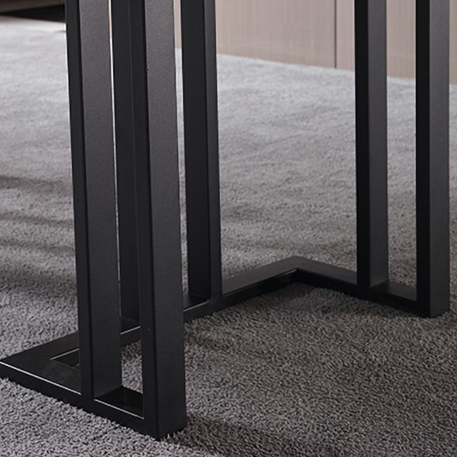 Modern 1/4/5/7 Pieces Dining Rectangle Dining Table Set for Home Use Clearhalo 'Dining Room Sets' 'Dining Tables & Seating' 'dining_room_set' 'furn' 'furn_dining_room_set' 'Furniture' 'furniture_dining_room_set' 'Kitchen & Dining Furniture' 'kitchen&dining_furn' 'kitchen' 1200x1200_7b3f0fe6-0736-47bc-bbd8-8f0940e6010b