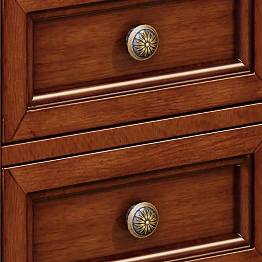 4 Legs Side Table Modern Wood Gold 2-Drawer Side End Snack Table Clearhalo 'Coffee & Accent Tables' 'End & Side Tables' 'end_side_table' 'end_side_tables' 'furn' 'furn_end_side_tables' 'Furniture' 'furniture_end_side_table' 'Living Room Furniture' 1200x1200_7b40d08a-9b90-4b15-8d60-7b1b762bc6d3