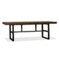 Metal Industrial Rectangular Dining Table Solid Wood Table with Trestle Clearhalo ' dining_table' 'Dining Tables & Seating' 'Dining Tables' 'furn' 'furn_dining_table' 'Furniture' 'furniture_dining_table' 'Kitchen & Dining Furniture' 'kitchen&dining_furn' 'kitchen' 'kitchen_dining_table' 1200x1200_7b42b776-aee3-4a21-90c0-75ee9929c417