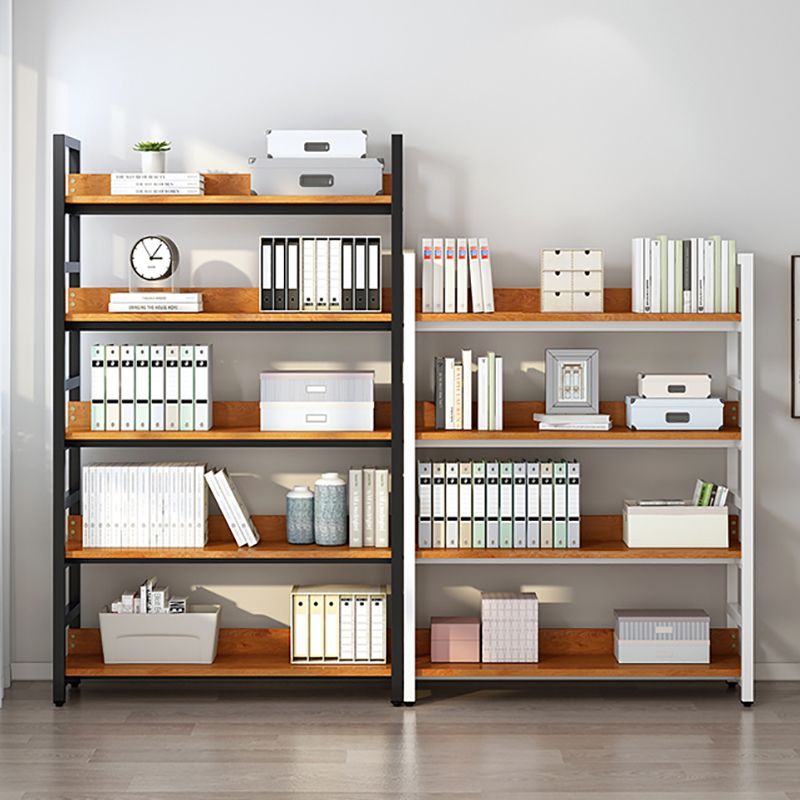 Moderner Stil Open Back Bookshelf Engineered Hole Books für Büro
