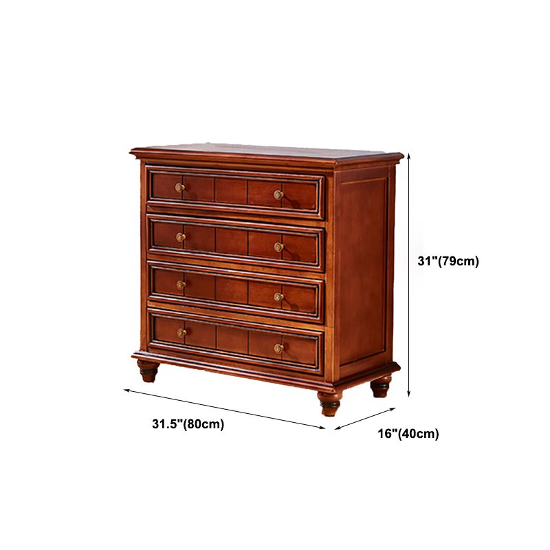 Glam Dresser vaste houten opbergkast dressoir met 3/4/5 laden