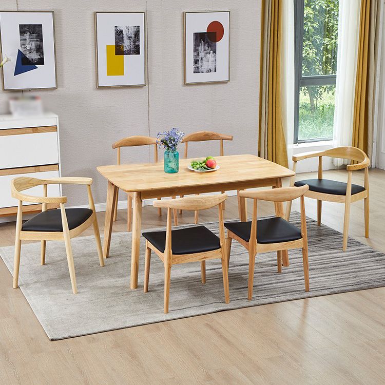 Scandinavian Style Wood Dining Chairs Open Back Dining Side Chair Home Side Chair Clearhalo ' kitchen&dining_furn' 'Dining Chairs' 'Dining Tables & Seating' 'dining_chair' 'furn' 'furn_dining_chair' 'Furniture' 'furniture_dining_chair' 'Kitchen & Dining Furniture' 'kitchen' 1200x1200_7b47198c-6aaf-424a-a5ae-53b83380eb08