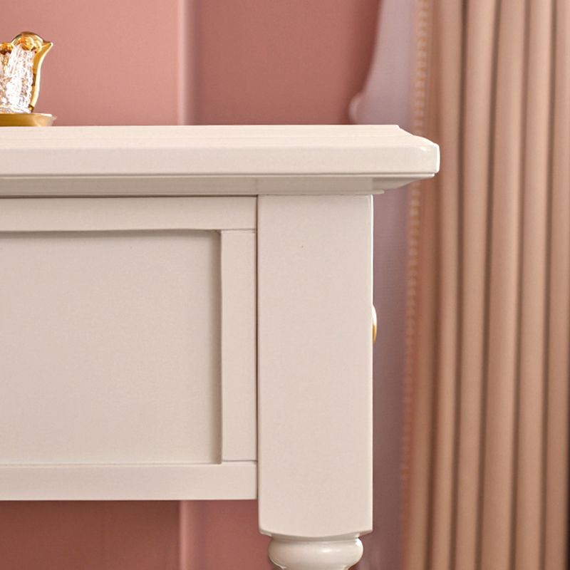 鏡付きの明るい白い灰の虚栄心17.71 "2つの引き出し付きの幅の虚栄心