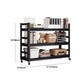 Etagere Shelf Bookcase Contemporary Steel Book Shelf for Study Room