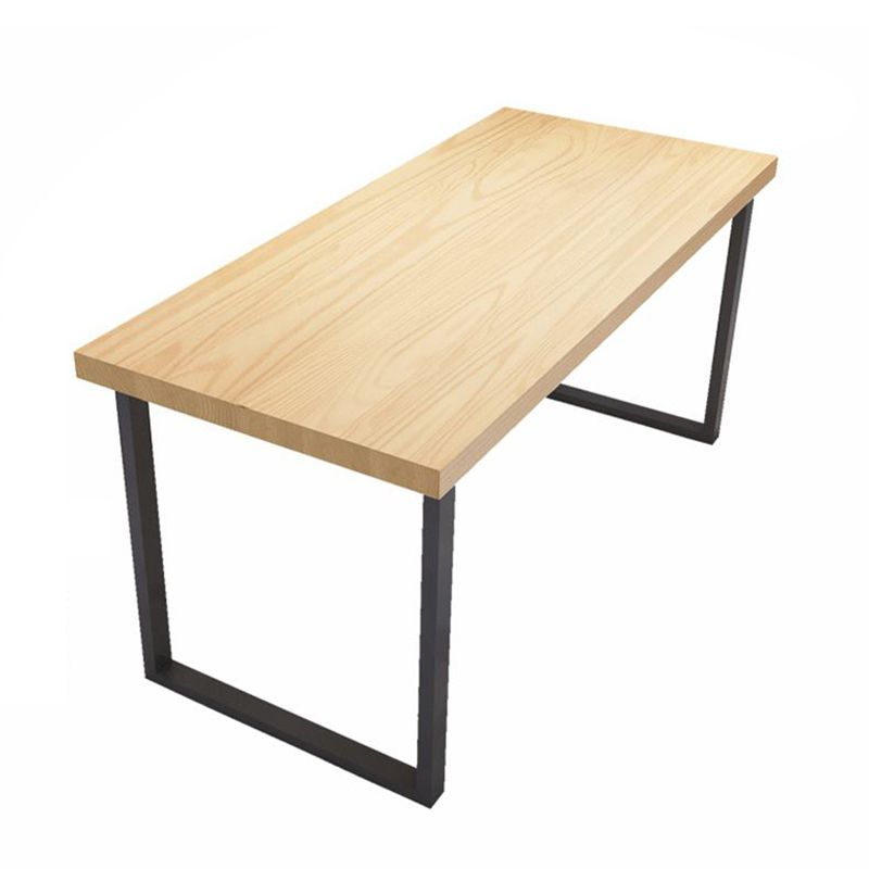 Industrieller Esstisch Set 1/5/7 Stücke fester Holz Esstisch mit Stühlen