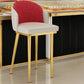 Nordic Design Upholstered Bar Stools for Home Armless Low Back Stools with Cushion Clearhalo 'Bar Furniture' 'Bar Stools' 'bar_stools' 'furn' 'furn_bar_stools' 'Furniture' 'furniture_bar_stools' 'Kitchen & Dining Furniture' 1200x1200_7b49825a-c2d3-438e-a946-4df525bc63c3