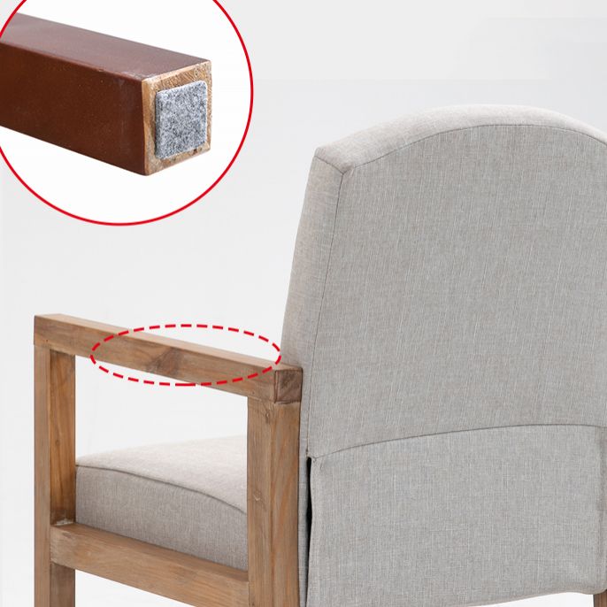 Contemporary Kitchen Square Dining Chair Parsons Dining Side Chair with Wooden Legs Clearhalo ' kitchen&dining_furn' 'Dining Chairs' 'Dining Tables & Seating' 'dining_chair' 'furn' 'furn_dining_chair' 'Furniture' 'furniture_dining_chair' 'Kitchen & Dining Furniture' 'kitchen' 1200x1200_7b499550-dbd7-45f6-9428-07dae96dd921