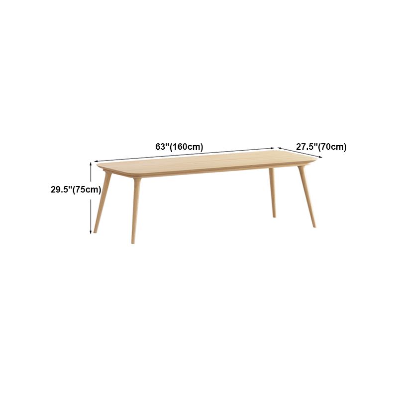 Contemporary Solid Wood Desk Natural Office Curved Writing Desk Clearhalo 'furn' 'furn_office_desk' 'Furniture' 'Office Desks' 'Office Furniture' 'office_desk' 1200x1200_7b4cb42b-3eff-43f7-961b-a88d716d35c5
