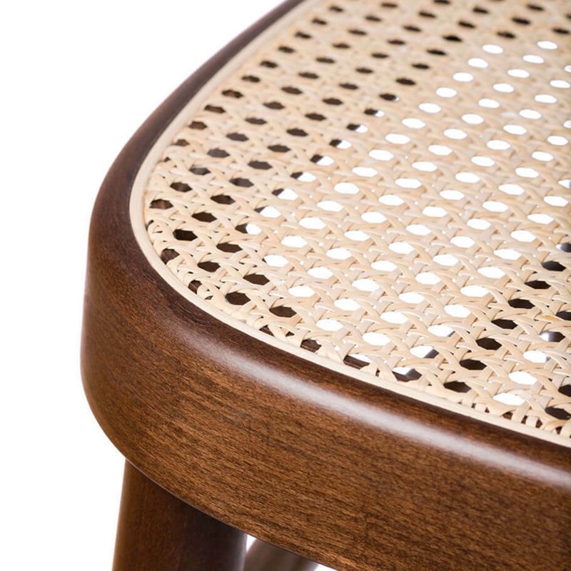 Traditional Dining Chair Solid Wood Cane Back Dining Room Chair