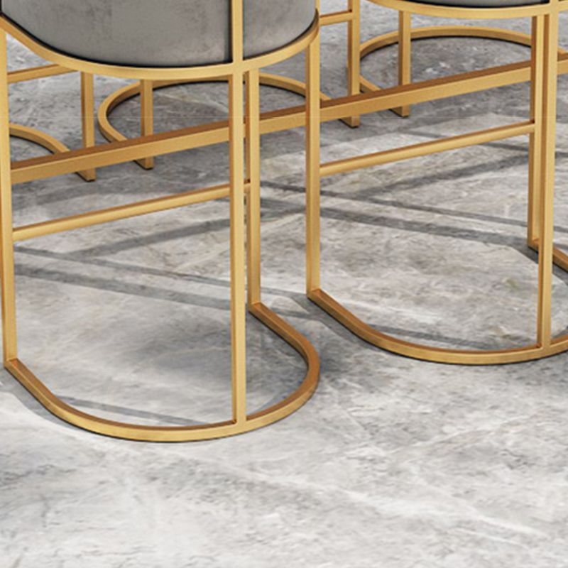 Sgabelli a secchio posteriore in stile nordico per sgabelli in tessuto imbottito in casa