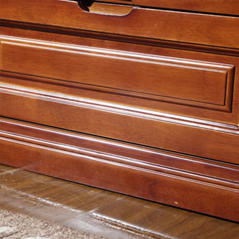 Gabinete rectángulo de madera gabinete de almacenamiento de cajones suaves