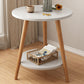Stone 3 Legs Cocktail Table Modern Round Coffee Table with Shelf Clearhalo 'Coffee & Accent Tables' 'Coffee Tables' 'coffee_tables' 'furn' 'furn_coffee_tables' 'Furniture' 'Living Room Furniture' 1200x1200_7b5413ed-b655-471f-b4a8-30af83610cec