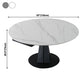 Extendable Round Dining Table Modern Sintered Stone Top Table with Black Pedestal Clearhalo ' dining_table' 'Dining Tables & Seating' 'Dining Tables' 'furn' 'furn_dining_table' 'Furniture' 'furniture_dining_table' 'Kitchen & Dining Furniture' 'kitchen&dining_furn' 'kitchen' 'kitchen_dining_table' 1200x1200_7b54a08e-8b2a-4e94-834c-5c3bf6d8f666