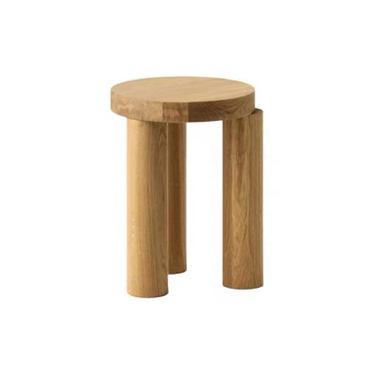 Scandinavian Wooden Round Coffee Cocktail Table 3 Legs Coffee Table Clearhalo 'Coffee & Accent Tables' 'Coffee Tables' 'coffee_tables' 'furn' 'furn_coffee_tables' 'Furniture' 'Living Room Furniture' 1200x1200_7b55866d-db32-4260-9161-beebb578bf48