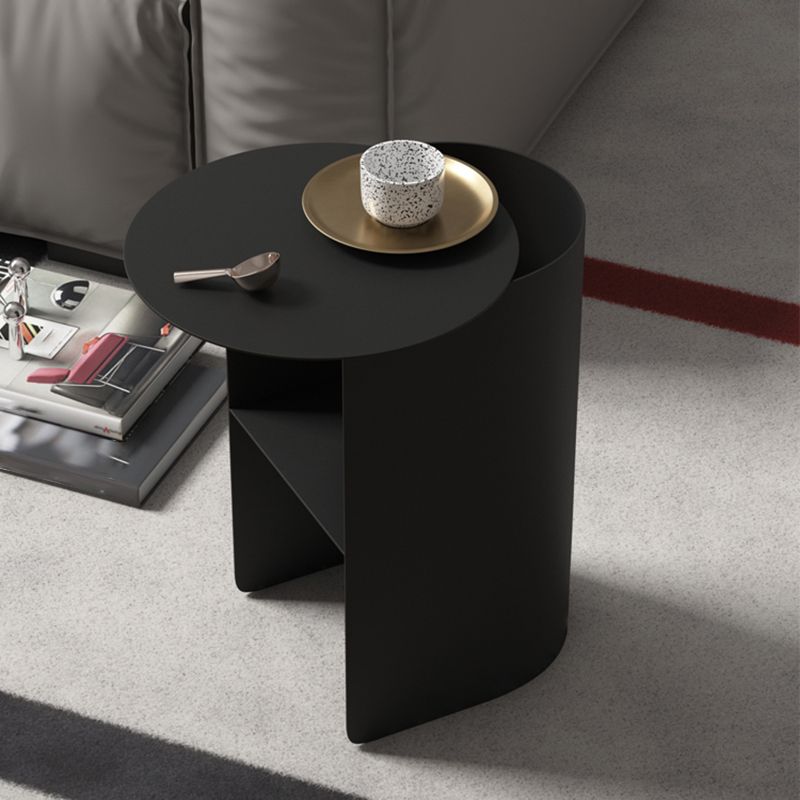 Mid-Century Modern Iron Coffee Table Pedestal Cocktail Table for Living Room Clearhalo 'Coffee & Accent Tables' 'Coffee Tables' 'coffee_tables' 'furn' 'furn_coffee_tables' 'Furniture' 'Living Room Furniture' 1200x1200_7b596d08-59c9-48d7-8310-cf648479d145