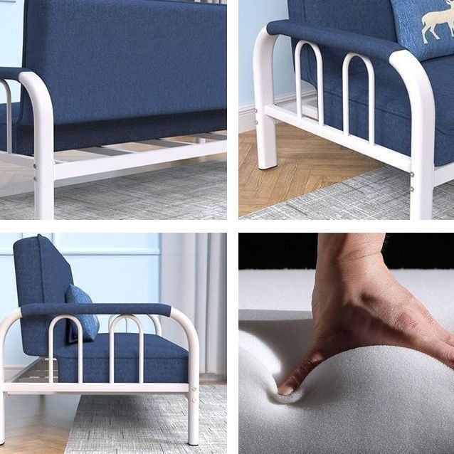 Eigentijdse vierkante arm slaapbank wasbare cabriolebank voor woonkamer
