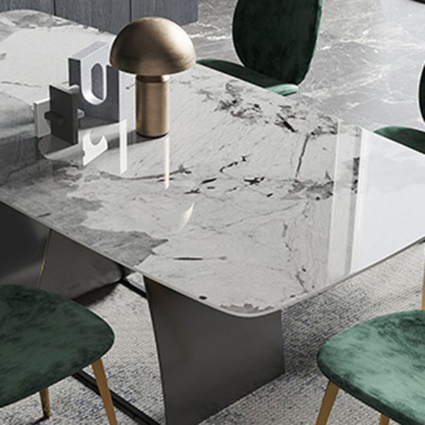 1/4/5/7 Pieces Dining Set Rectangle White Dining Table Set for Home Use Clearhalo 'Dining Room Sets' 'Dining Tables & Seating' 'dining_room_set' 'furn' 'furn_dining_room_set' 'Furniture' 'furniture_dining_room_set' 'Kitchen & Dining Furniture' 1200x1200_7b5b8c0f-6dea-4f4c-8a79-c6b6255b2522