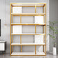 Vertical Metal Frame Etagere Bookshelf Manufactured Wood Shelf Bookcase for Living Room Clearhalo 'Bookcases' 'furn' 'furn_bookcases' 'Furniture' 'furniture_bookcases' 'Office Furniture' 1200x1200_7b5c27fd-3542-41d6-8657-4b42a401ce7c