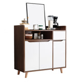 Modern Style Kitchen Sideboard Engineered Wood Sideboard with Open Storage Clearhalo 'buffet_sideboard' 'Buffets & Sideboards' 'furn' 'furn_buffet_sideboard' 'Furniture' 'Kitchen & Dining Furniture' 1200x1200_7b5cb706-2edc-4afa-805c-0eee870c18e6